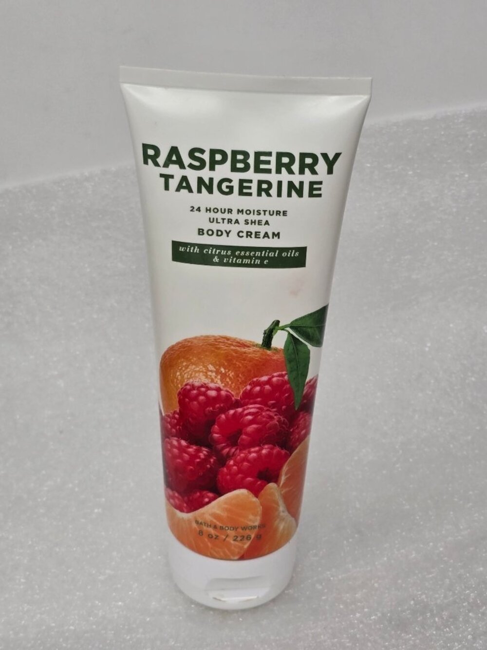 Bath & Body Works Raspberry Tangerine Ultra Shea Body Cream 8 Oz Vitamin E